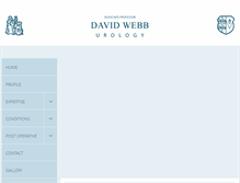 Tablet Screenshot of davidwebburology.com